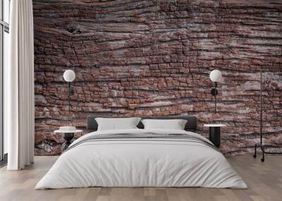 Old wood texture. Wall mural