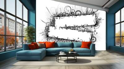 abstraction in black 'n' white Wall mural