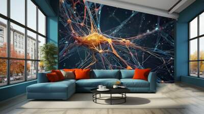 Spider Web texture, eclectic web texture Wall mural