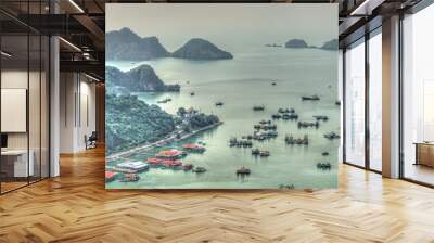 Cat Ba Island, Vietnam, HDR Image Wall mural