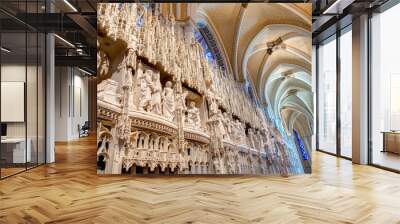 Chartres Cathedral, HDR Image Wall mural