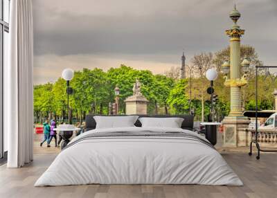 Paris, Place de la Concorde Wall mural