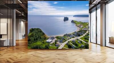 Percé, Gaspé Peninsula, Quebec, Canada Wall mural