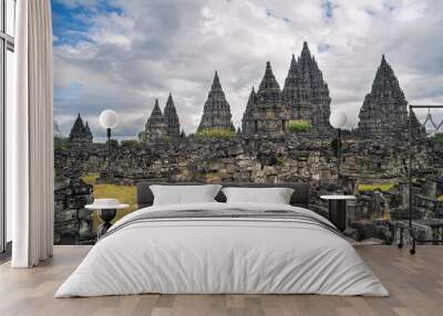 Prambanan Temple, Java, Indonesia Wall mural