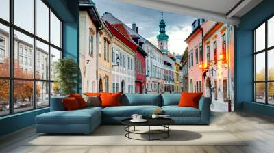 Sopron Landmarks, Hungary, HDR Image Wall mural