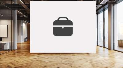 Briefcase vector icon sign symbol Wall mural