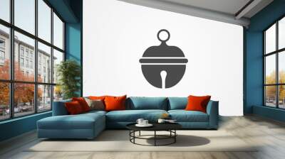 Jingle bell vector icon sign symbol Wall mural