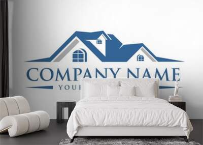 real estate logo Wall mural