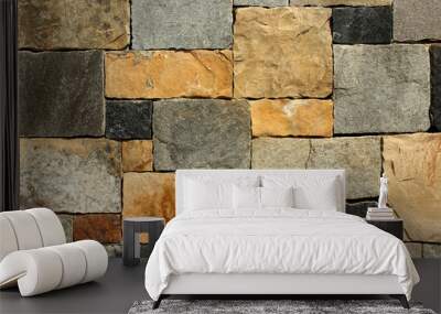 stone wall Wall mural