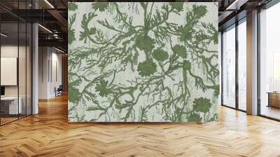 seamless floral pattern Wall mural