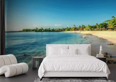 Majestic Nusa Dua Beach in Southern Bali, Indonesia Wall mural