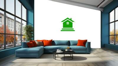 house logo Wall mural