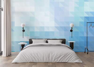 Blue modern Abstract background for design Wall mural