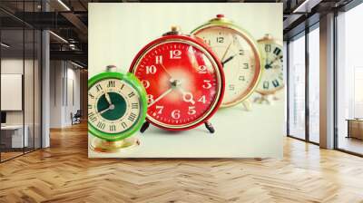 Vintage clocks Wall mural