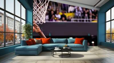 basketball game players with ball Wall mural