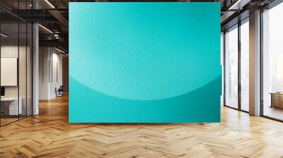 Green gradient background web banner with abstract blended colour and circular shapes Wall mural