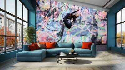 dancer jump 2 Wall mural