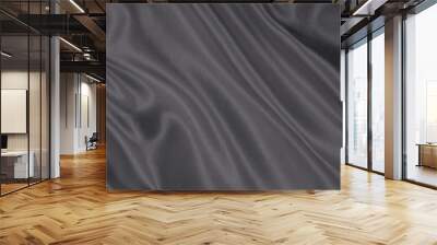 Handsome Gray Silk Fabric Background Wall mural