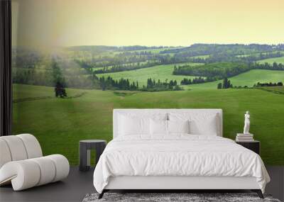 countryside view Wall mural