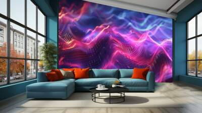 Wonderful picture of colorful light sparkling particles scattered across space background, create abstract bokeh effect perfect for designs that aim to evoke a sense of energetic and fantasy. AIG53. Wall mural