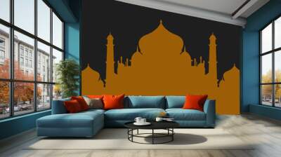 abstract background. background of ramadan kareem Wall mural