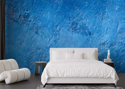 abstract blue texture cement concrete wall background Wall mural