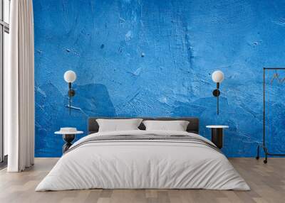 abstract blue texture cement concrete wall background Wall mural