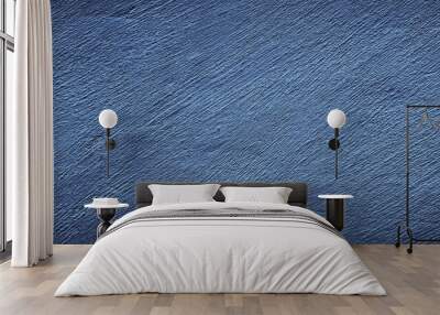 dark blue navy abstract texture cement concrete wall background Wall mural