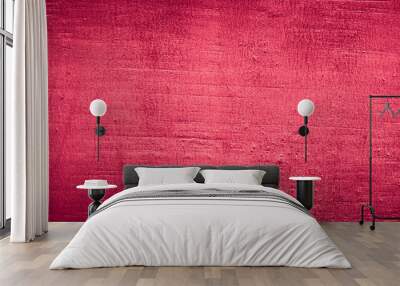 red abstract painted concrete wall texture background Wall mural