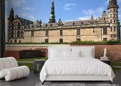 The castle of Kronborg in helsingoer in Denmark Wall mural