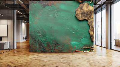 Africa day background concept with copy space for text. Happy Africa Day Wall mural