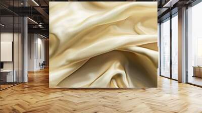 Cream fabric background. Abstract background Wall mural