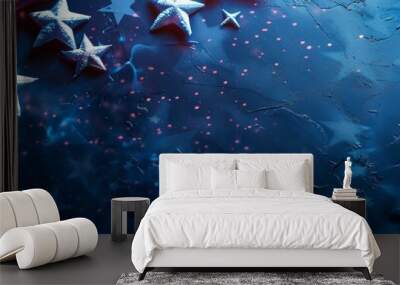 Happy Independence Day (US) Background with Copy Space for Text.  Wall mural