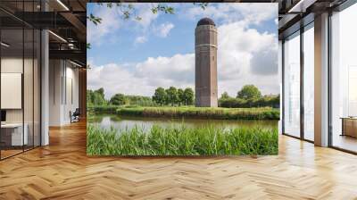 Old water tower that provided the water supply for more than ten municipalities Wall mural