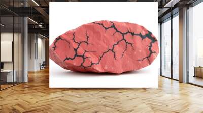 Raw Rhodonite, Pink and Red Hues Wall mural