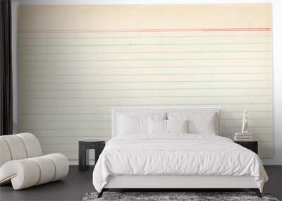 index card Wall mural