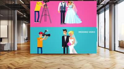 Photographer and videographer Wall mural