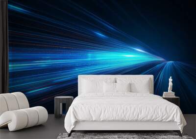 abstract blur blue background Wall mural