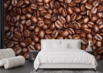 coffee beans background Wall mural