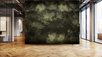 Camouflage military background Wall mural