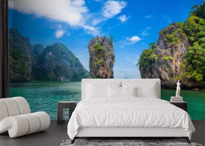 Thailand James Bond stone Island Wall mural