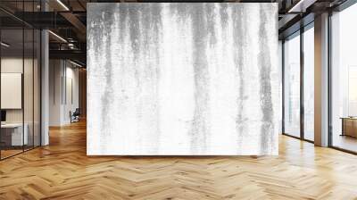 Water Stain on White Concrete Wall Texture Background. Wall mural