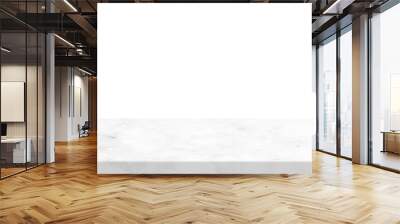 White Marble Table, Suitable for Product Presentation Backdrop, Display, and Mock up. (Transparent PNG File)	 Wall mural