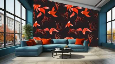 fish seamless pattern Wall mural