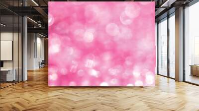 Abstract blur bokeh background, Let's Celebrate with bright colored lights background Wall mural