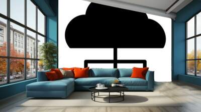 cloud computing icon  Wall mural