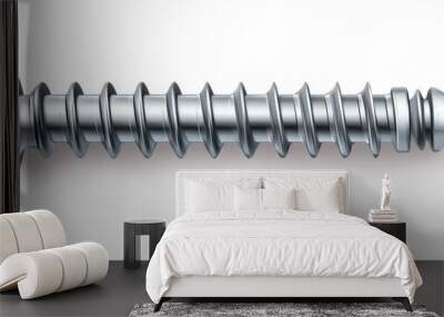 Isolated screw head on a white background raster format Wall mural