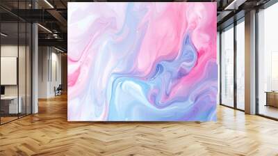 Soft pastel liquid paint texture Blending colors on surface Suitable for banners postcards and book illustrations Crafted using various tools Wall mural