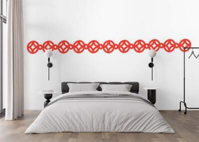 chinese divider line Wall mural