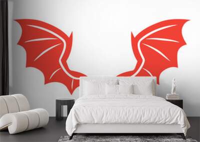 red dragon wing vector Wall mural